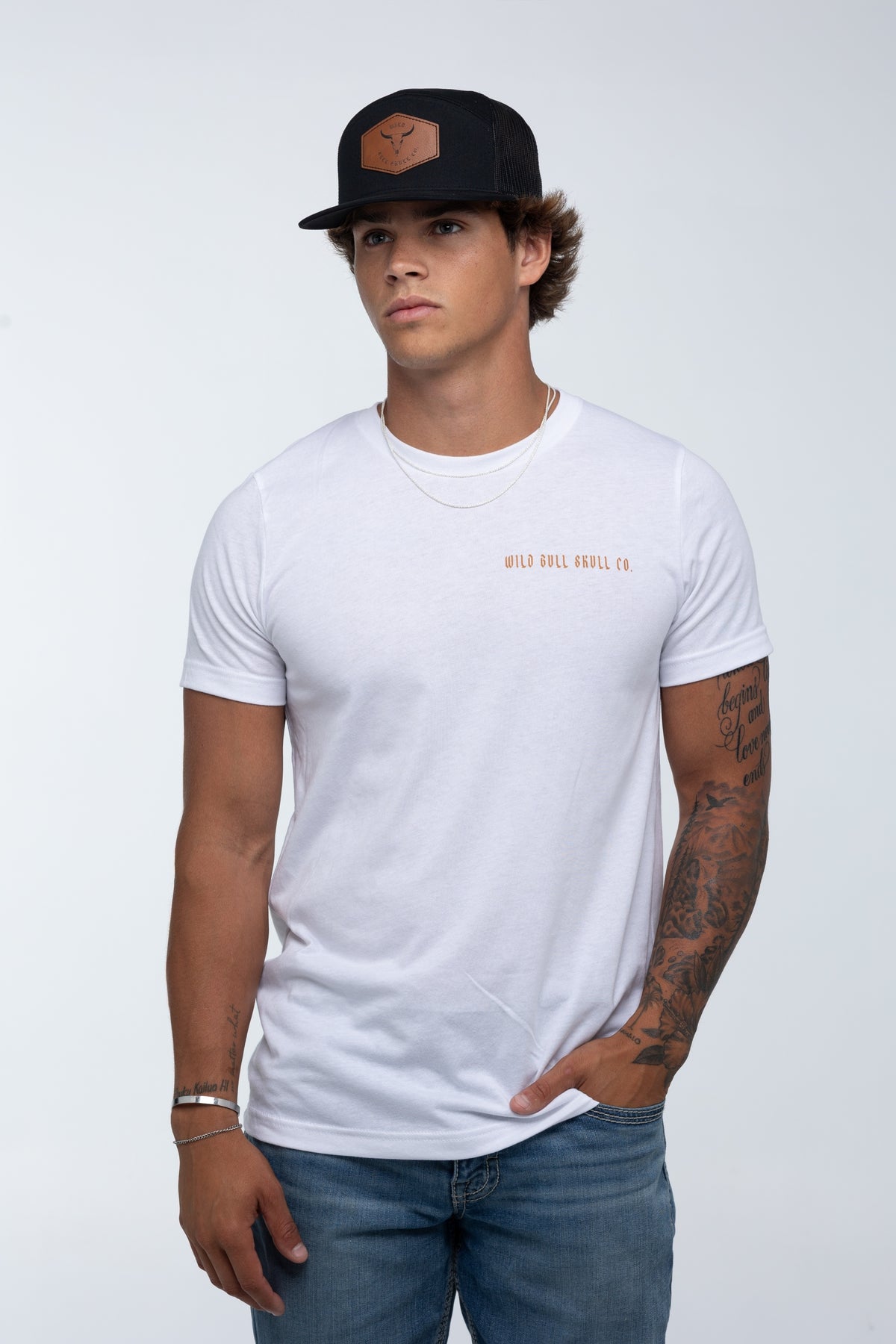 OG 2.0 Collection Short Sleeve Tshirt - White/Brown
