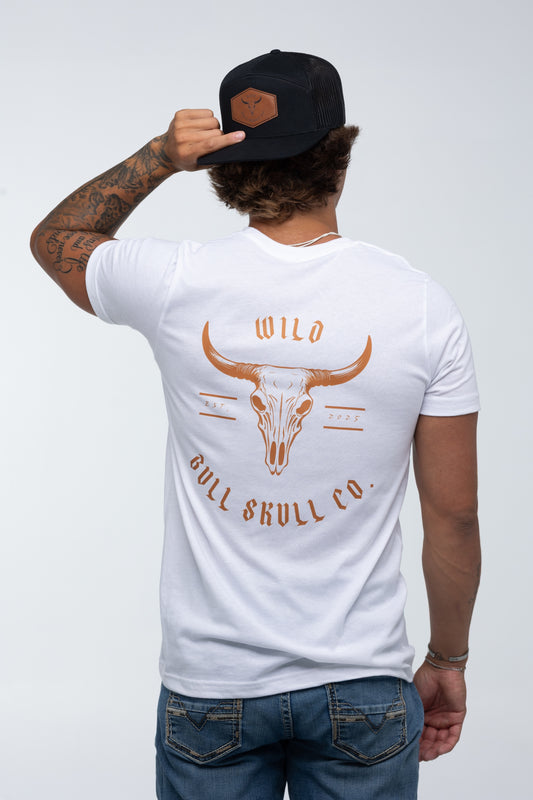 OG 2.0 Collection Short Sleeve Tshirt - White/Brown