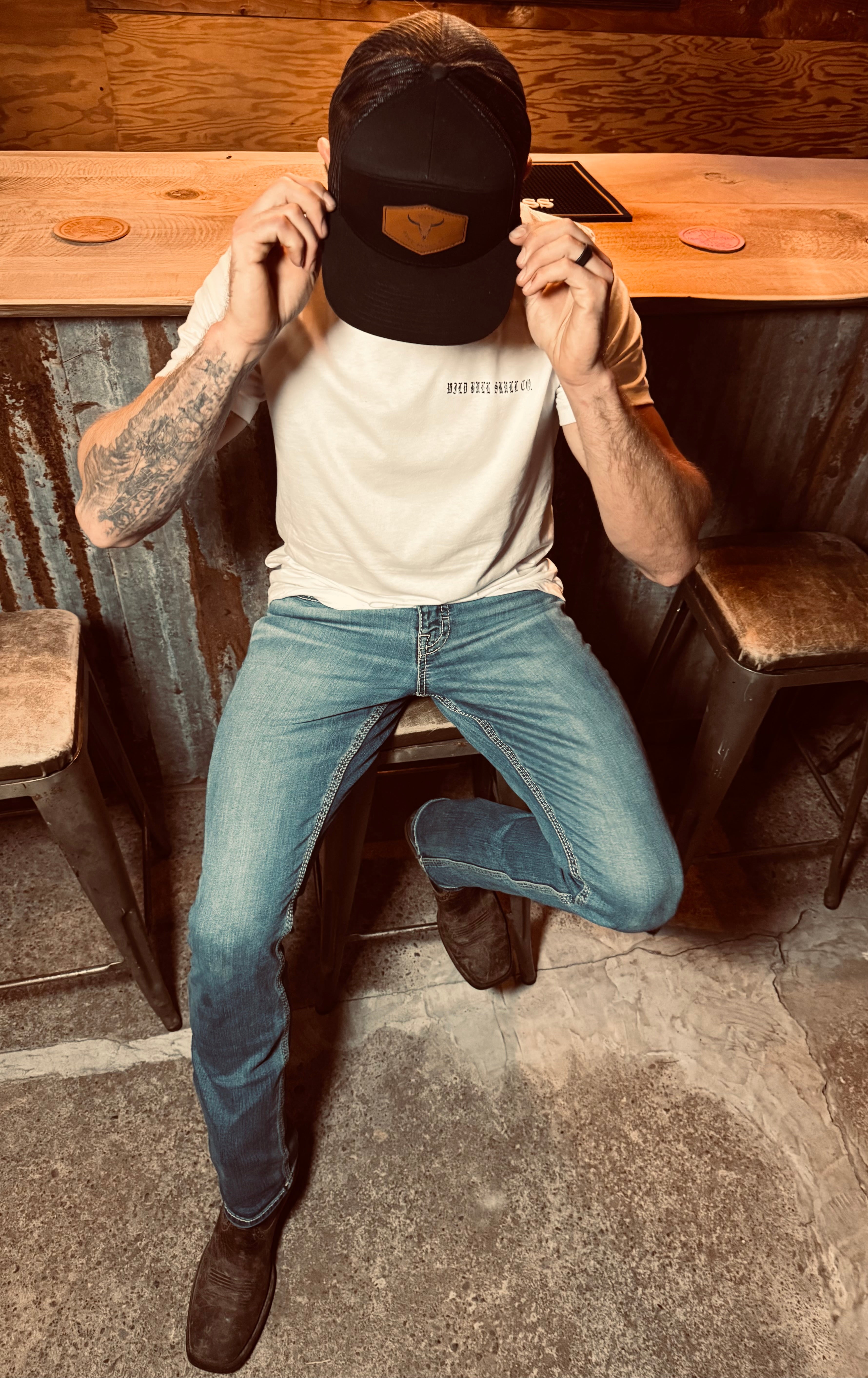 Adult Unisex OG Collection Short Sleeve T-shirt White/Black