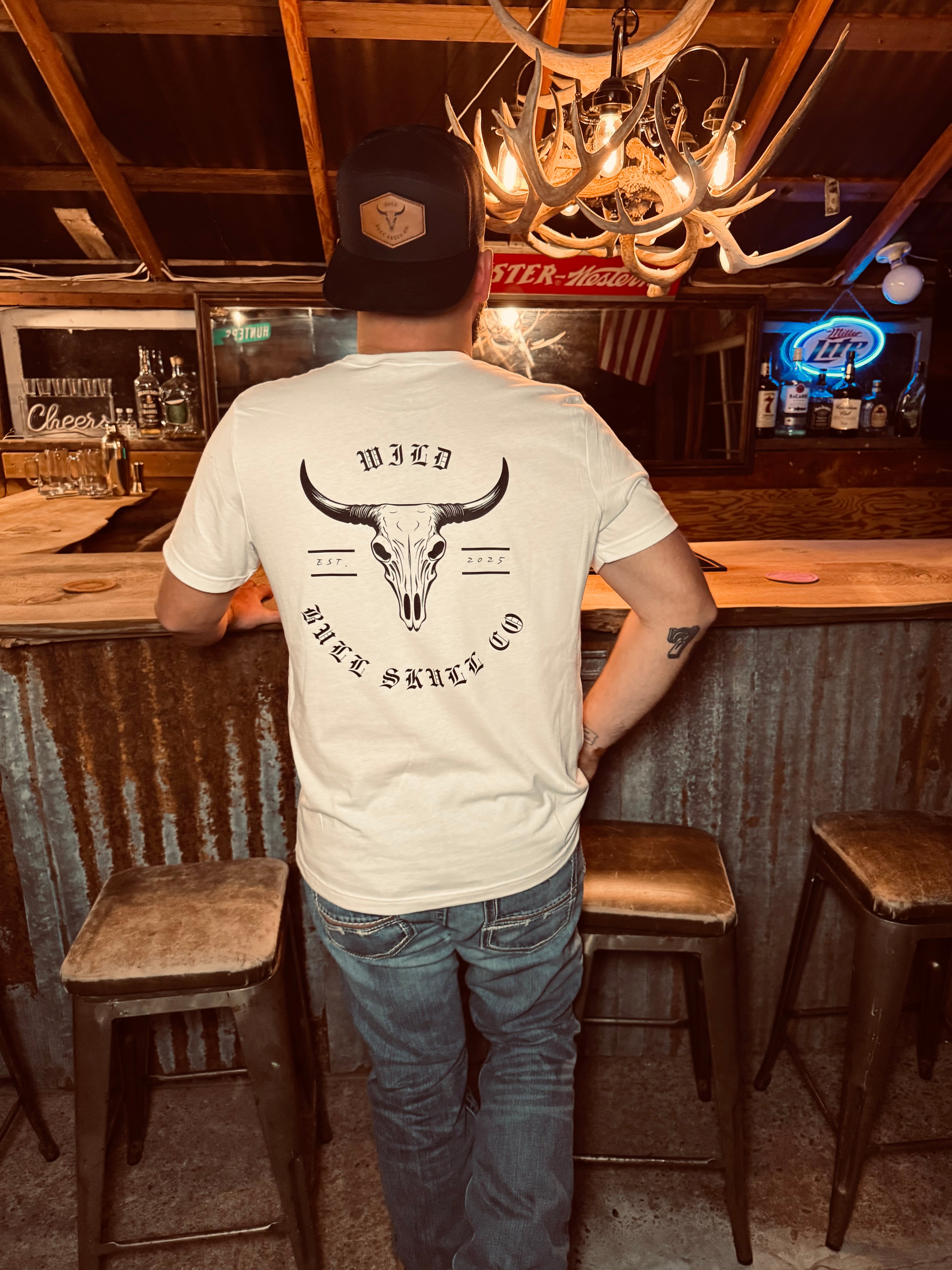 Adult Unisex OG Collection Short Sleeve T-shirt White/Black