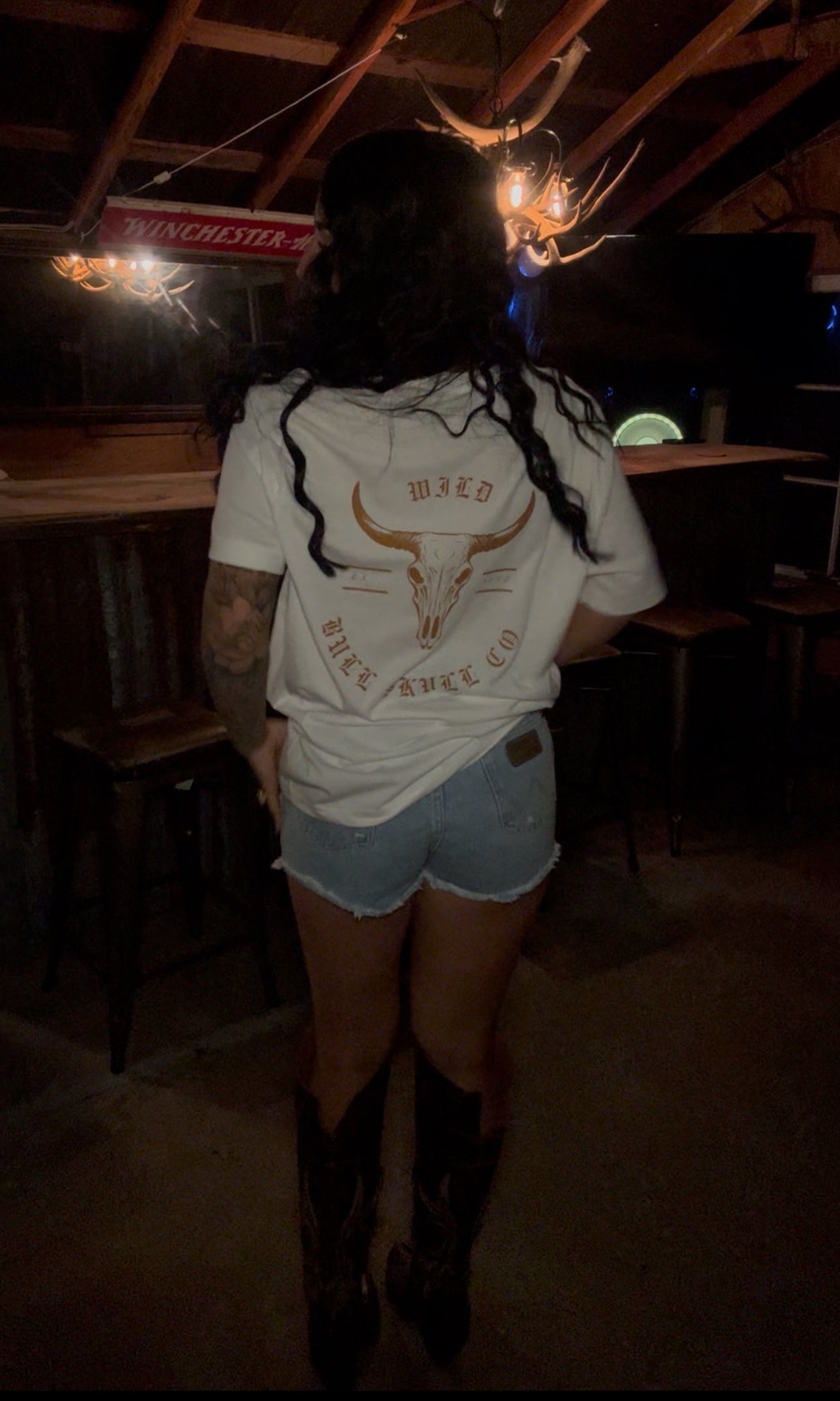 Adult Unisex OG Collection Short Sleeve T-shirt White/Brown