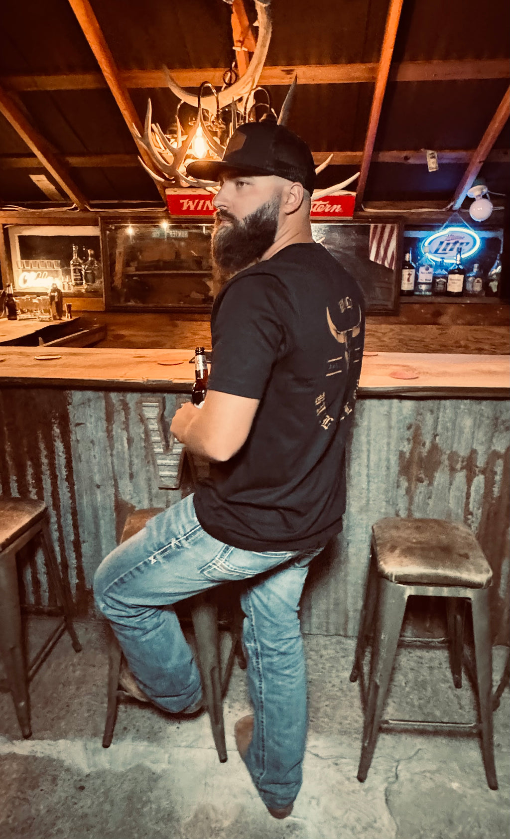 Adult Unisex OG Collection Short Sleeve T-shirt Black/Brown