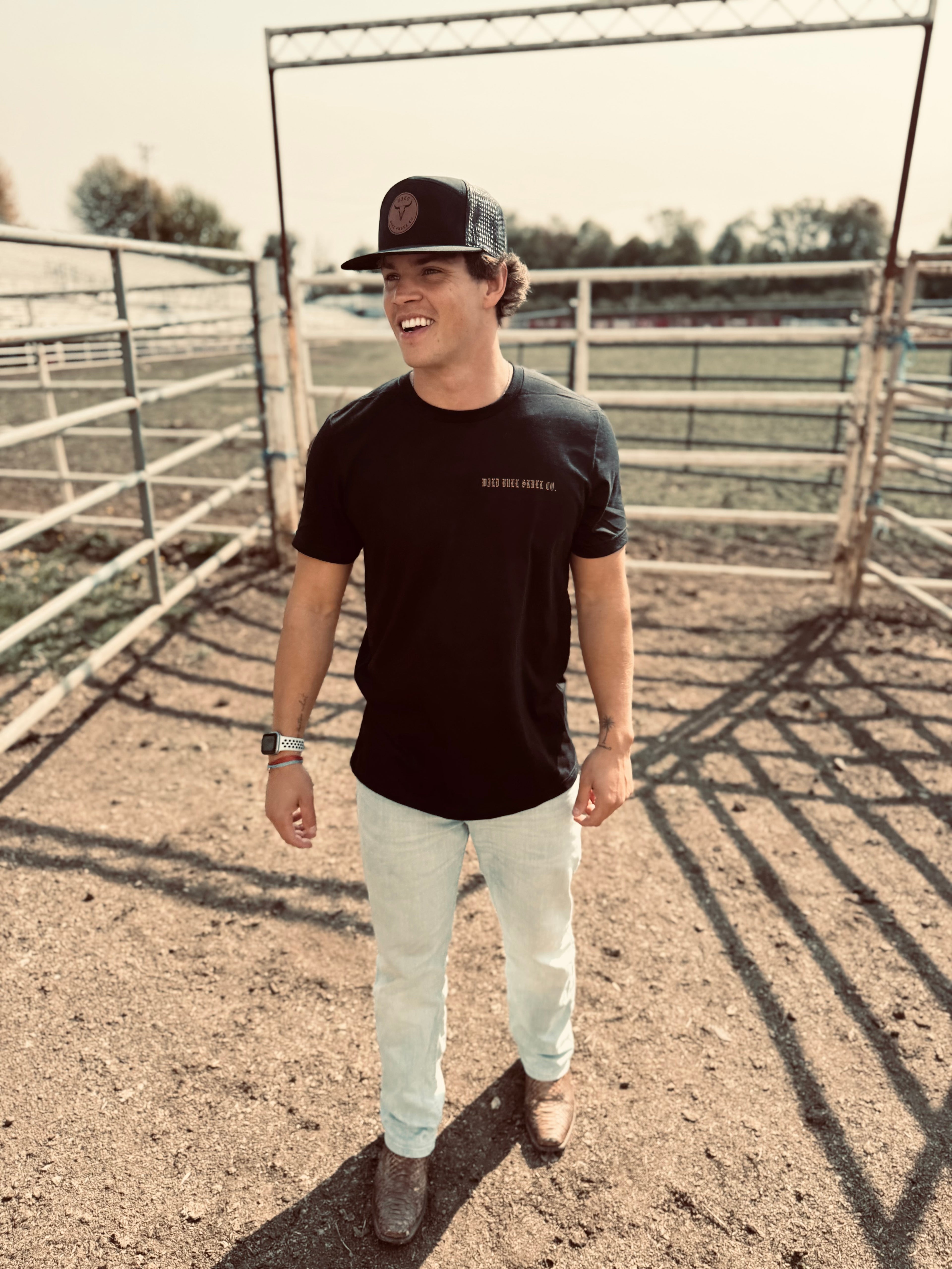 Adult Unisex OG Collection Short Sleeve T-shirt Black/Brown