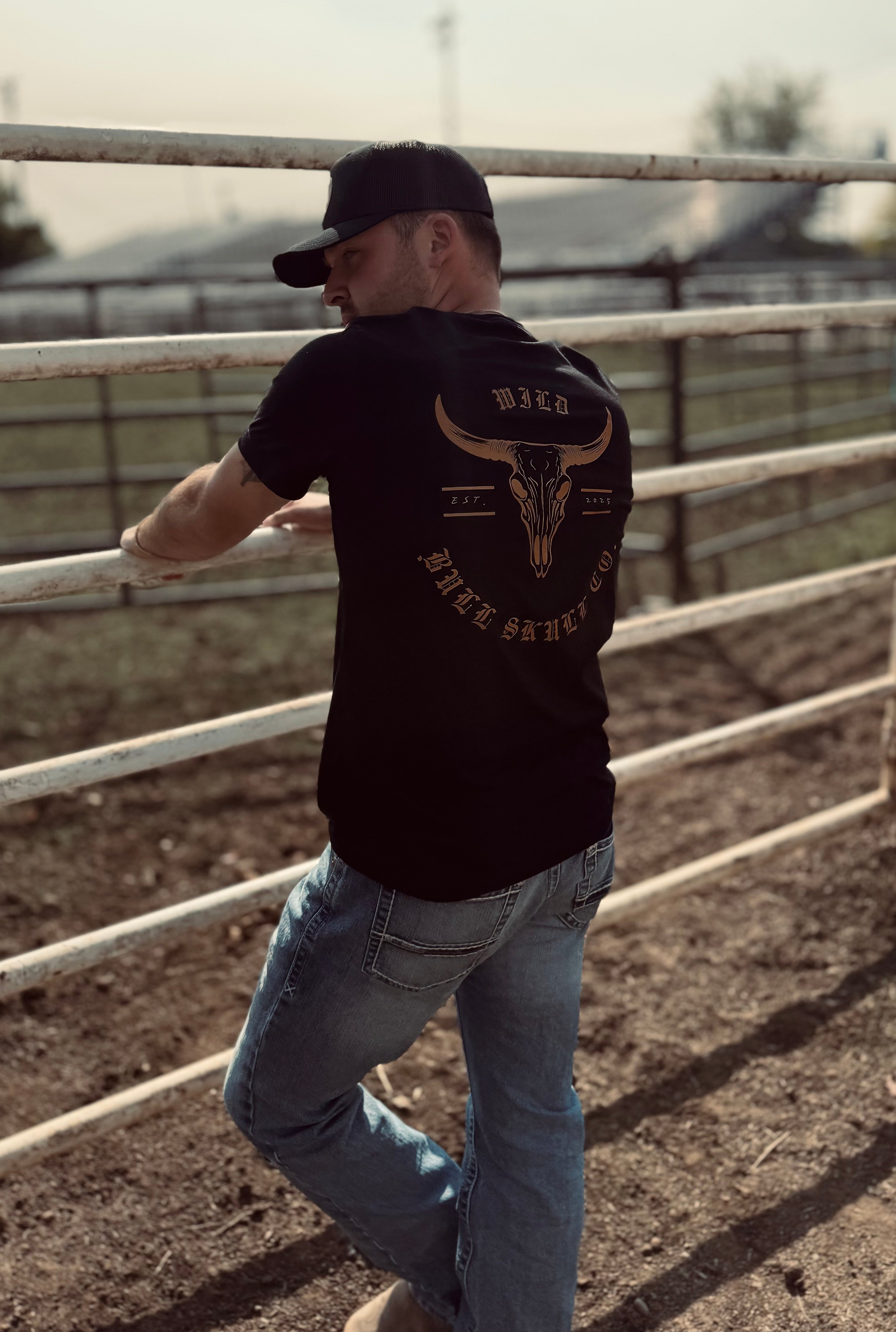 Adult Unisex OG Collection Short Sleeve T-shirt Black/Brown