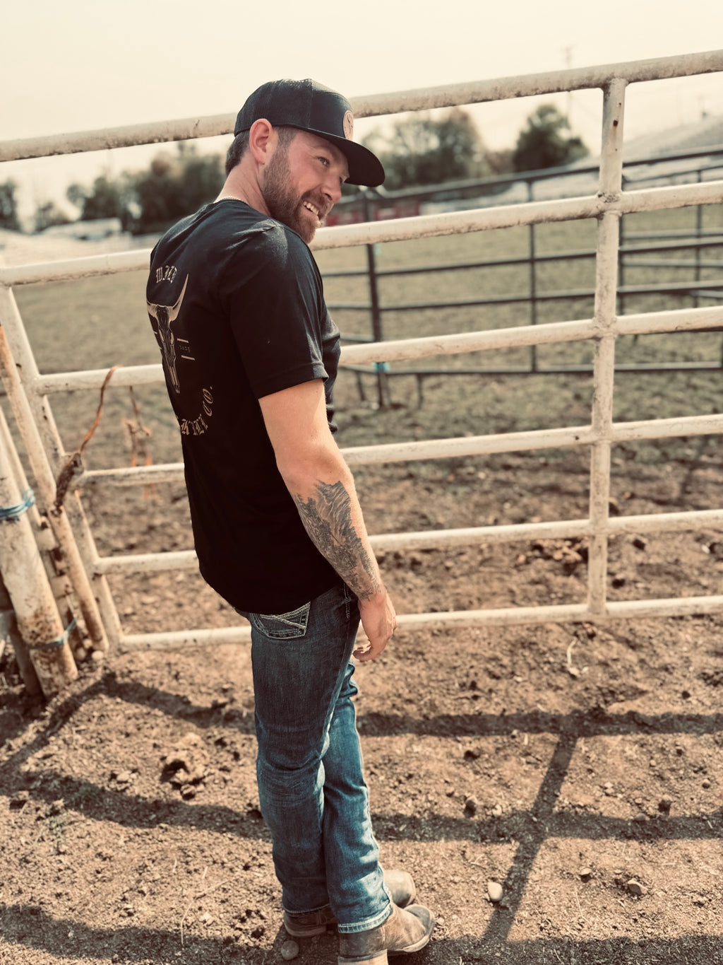 Adult Unisex OG Collection Short Sleeve T-shirt Black/Brown