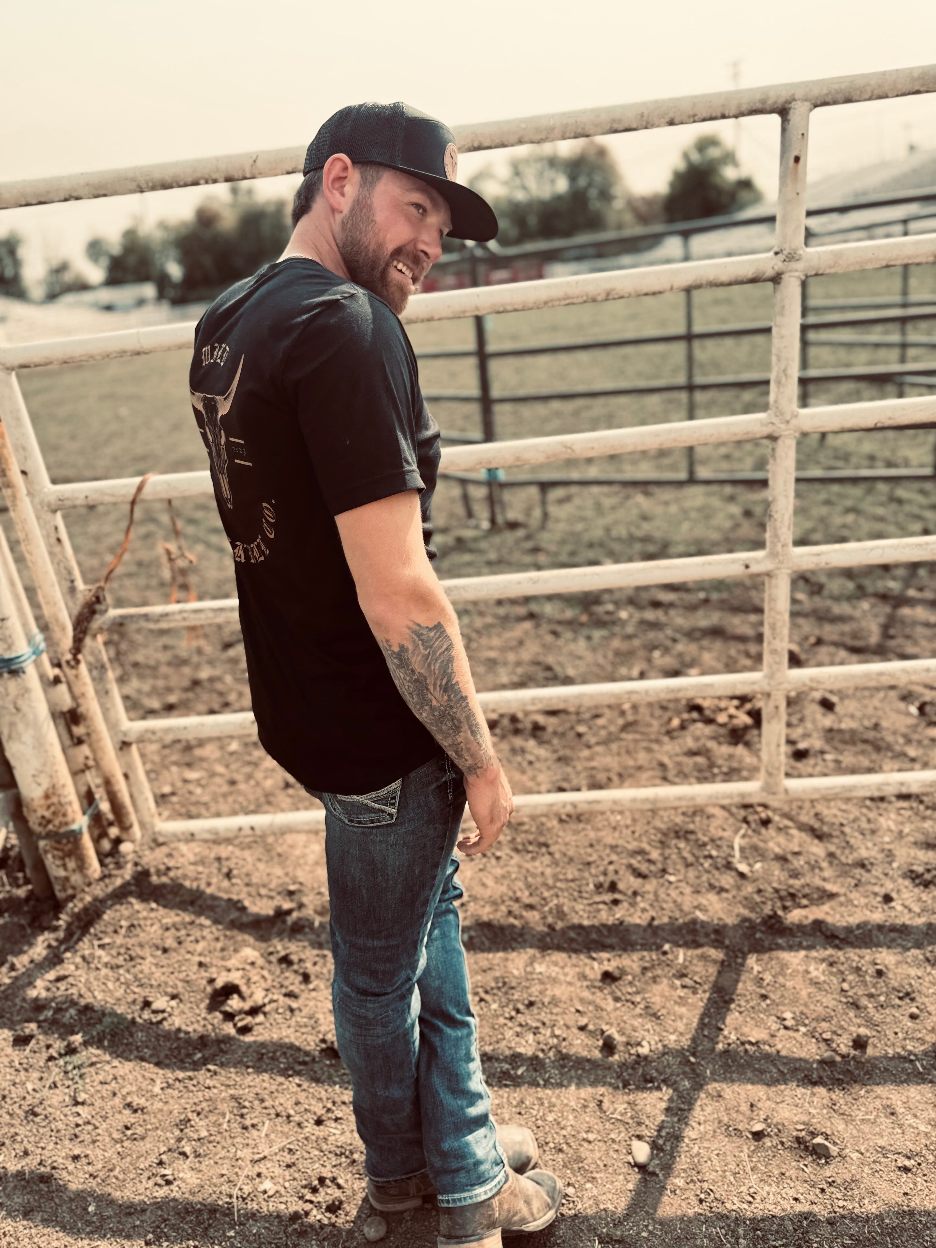 Adult Unisex OG Collection Short Sleeve T-shirt Black/Brown