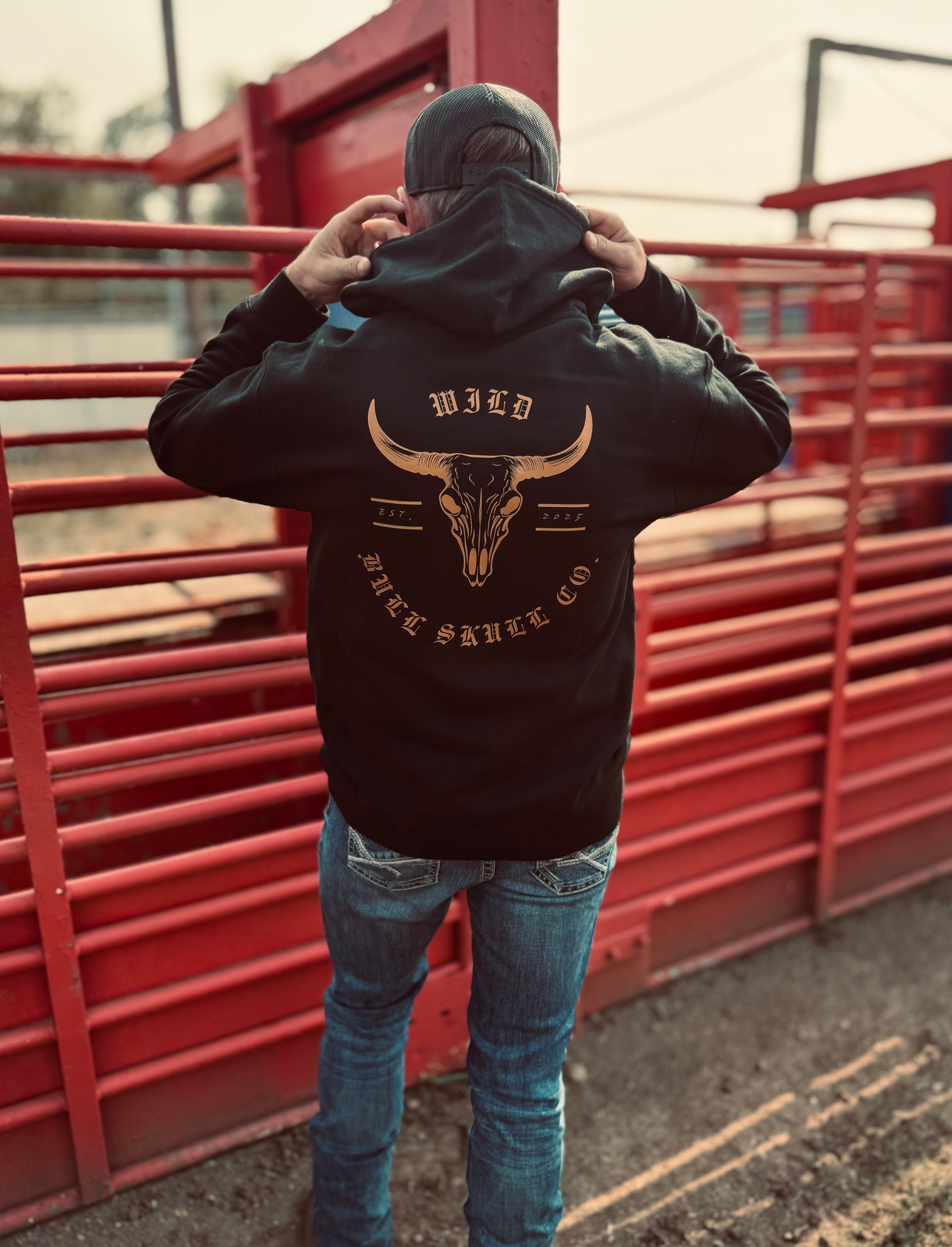 Adult Unisex OG Collection MidWeight Hoodie Black/Brown