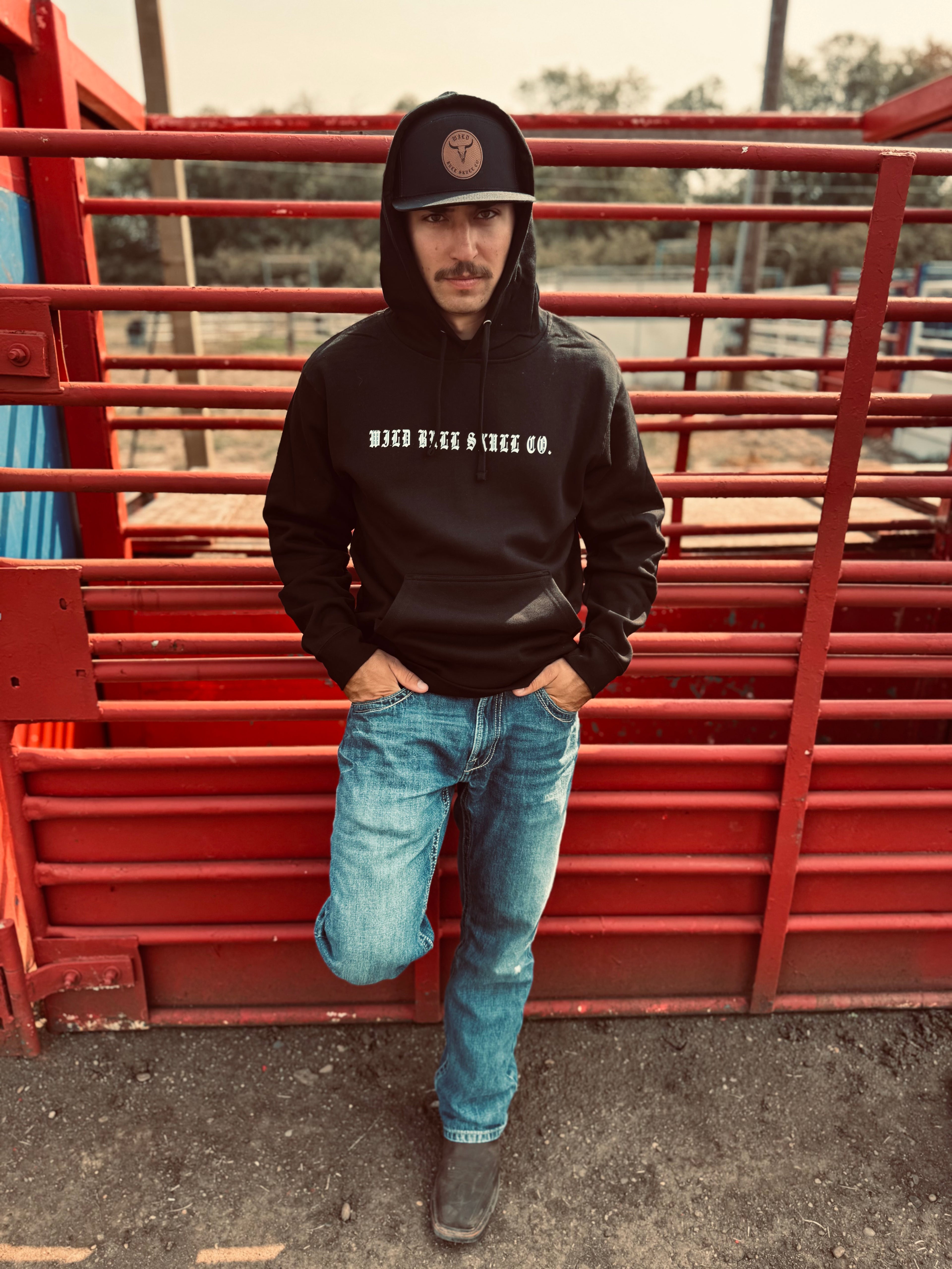 Adult Unisex OG Collection MidWeight Hoodie Black/white